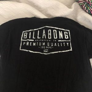 Billabong men’s black logo tee